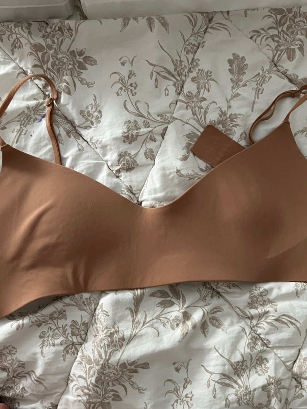 Seamless Nude Brown Wireless Bralette